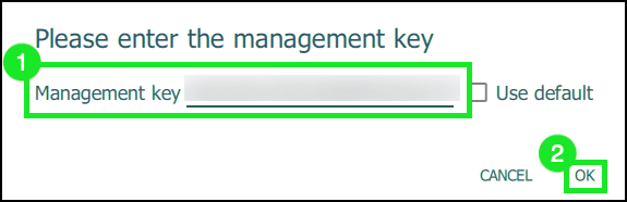 Management-Schlüssel