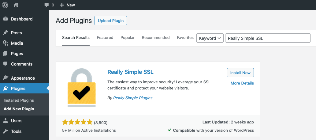 Plug-in SSL realmente simples para WordPress