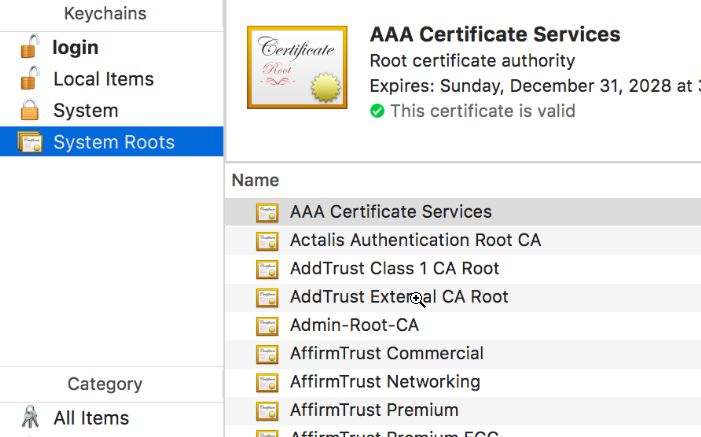 system roots mac os